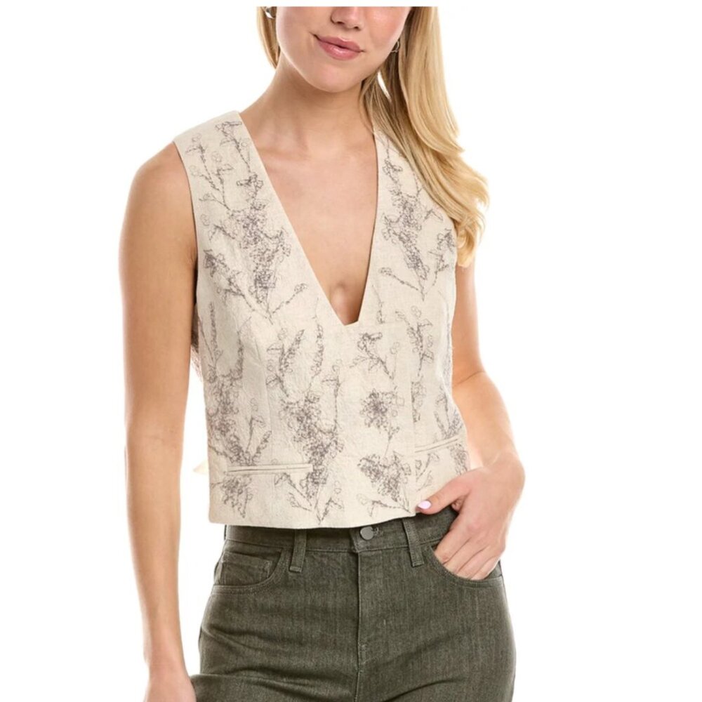 BRUNELLO CUCINELLI SILK-BLEND VEST